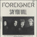 Foreigner Say You Will Box UK 7" single box set A9169B