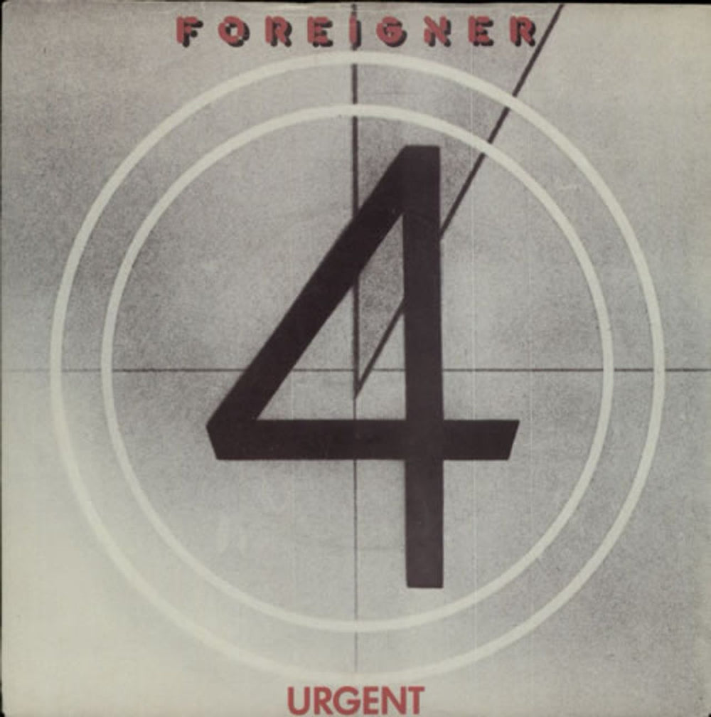 Foreigner Urgent UK 7" vinyl single (7 inch record / 45) K11728