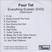 Four Tet Everything Ecstatic UK Promo promo DVD-R DOMDVD003P