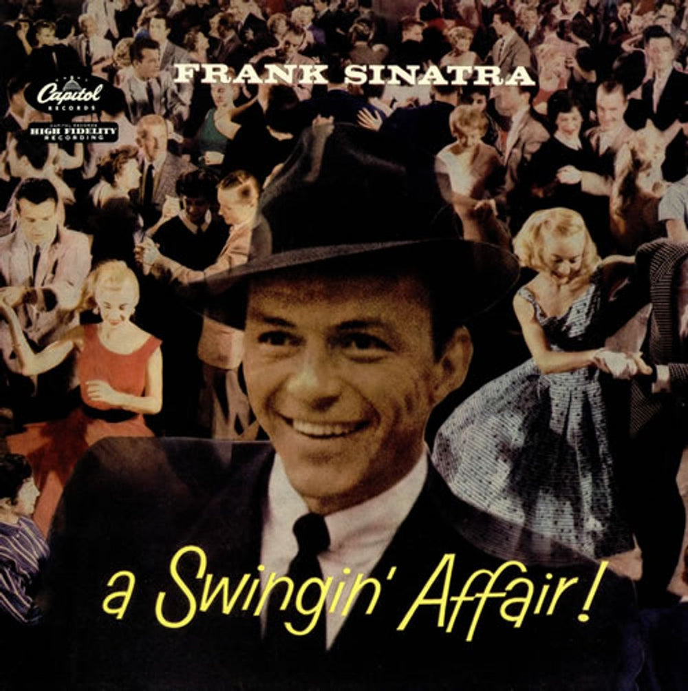 Frank Sinatra A Swingin' Affair! - rainbow rim UK vinyl LP album (LP record) LCT6135