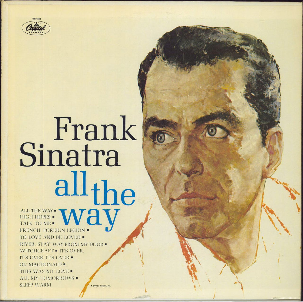 Frank Sinatra All The Way US vinyl LP album (LP record) SM-1538