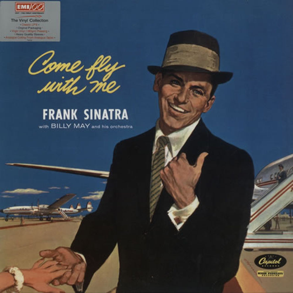 Frank Sinatra Come Fly With Me - EMI100 Series - 180gm UK vinyl LP album (LP record) LPCENT28