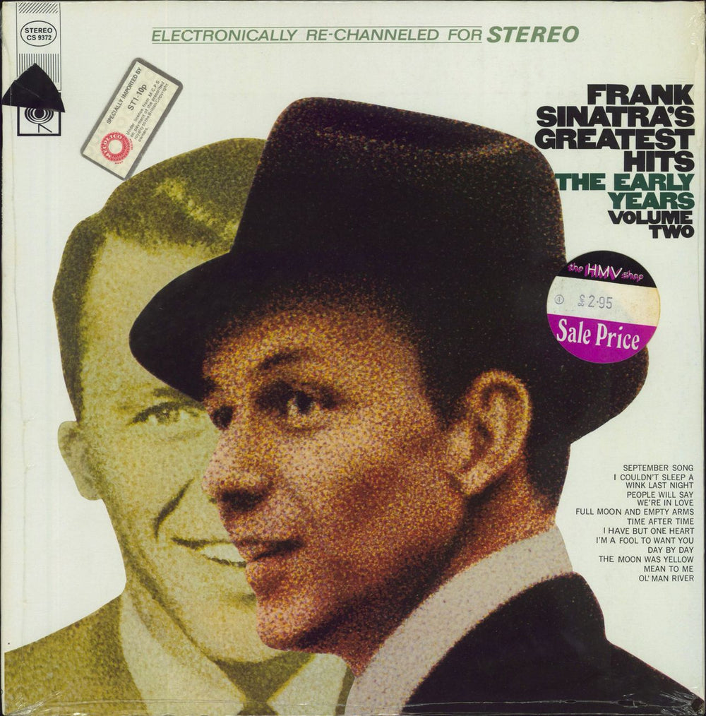 Frank Sinatra Greatest Hits - The Early Years - Vol. II - Sealed US vinyl LP album (LP record) CS9372