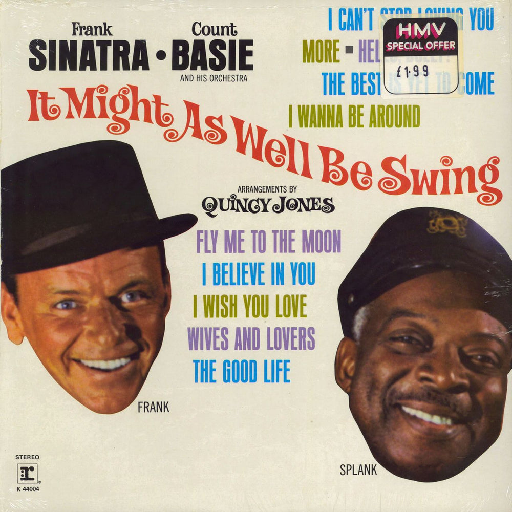 Frank Sinatra It Might As Well Be Swing - Sealed UK vinyl LP album (LP record) K44004