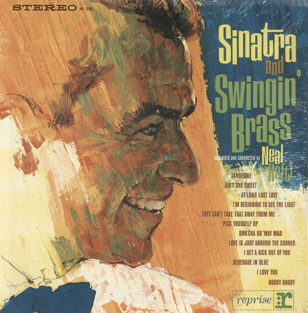 Frank Sinatra Sinatra And Swingin' Brass - shrink US vinyl LP album (LP record) FS-1005