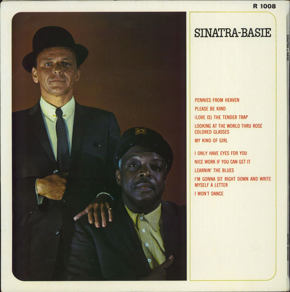 Frank Sinatra Sinatra-Basie UK vinyl LP album (LP record)