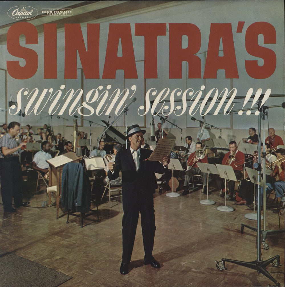 Frank Sinatra Sinatra's Swingin' Session !!! UK vinyl LP album (LP record) ED2602461