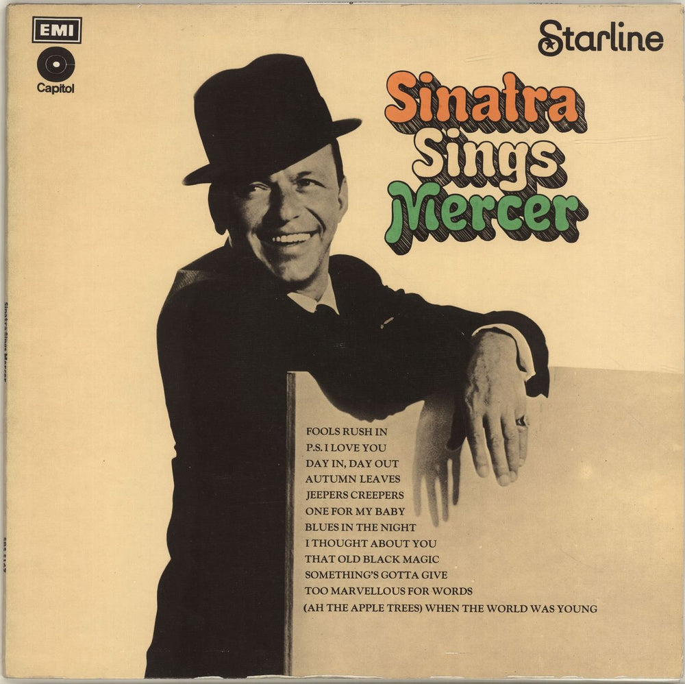 Frank Sinatra Sinatra Sings Mercer UK vinyl LP album (LP record) SRS5167