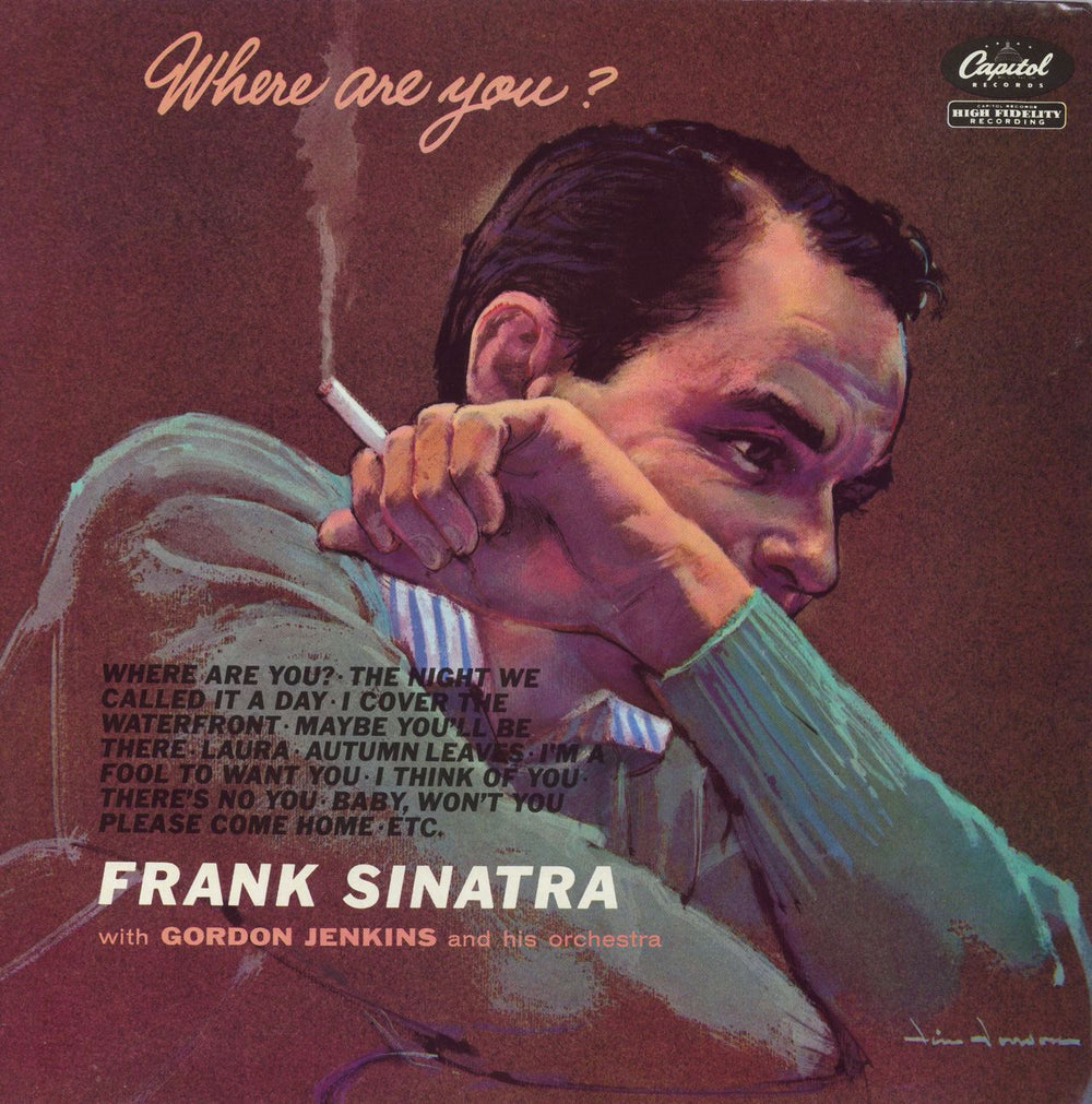 Frank Sinatra Where Are You? UK vinyl LP album (LP record) CAPS26-0018-1