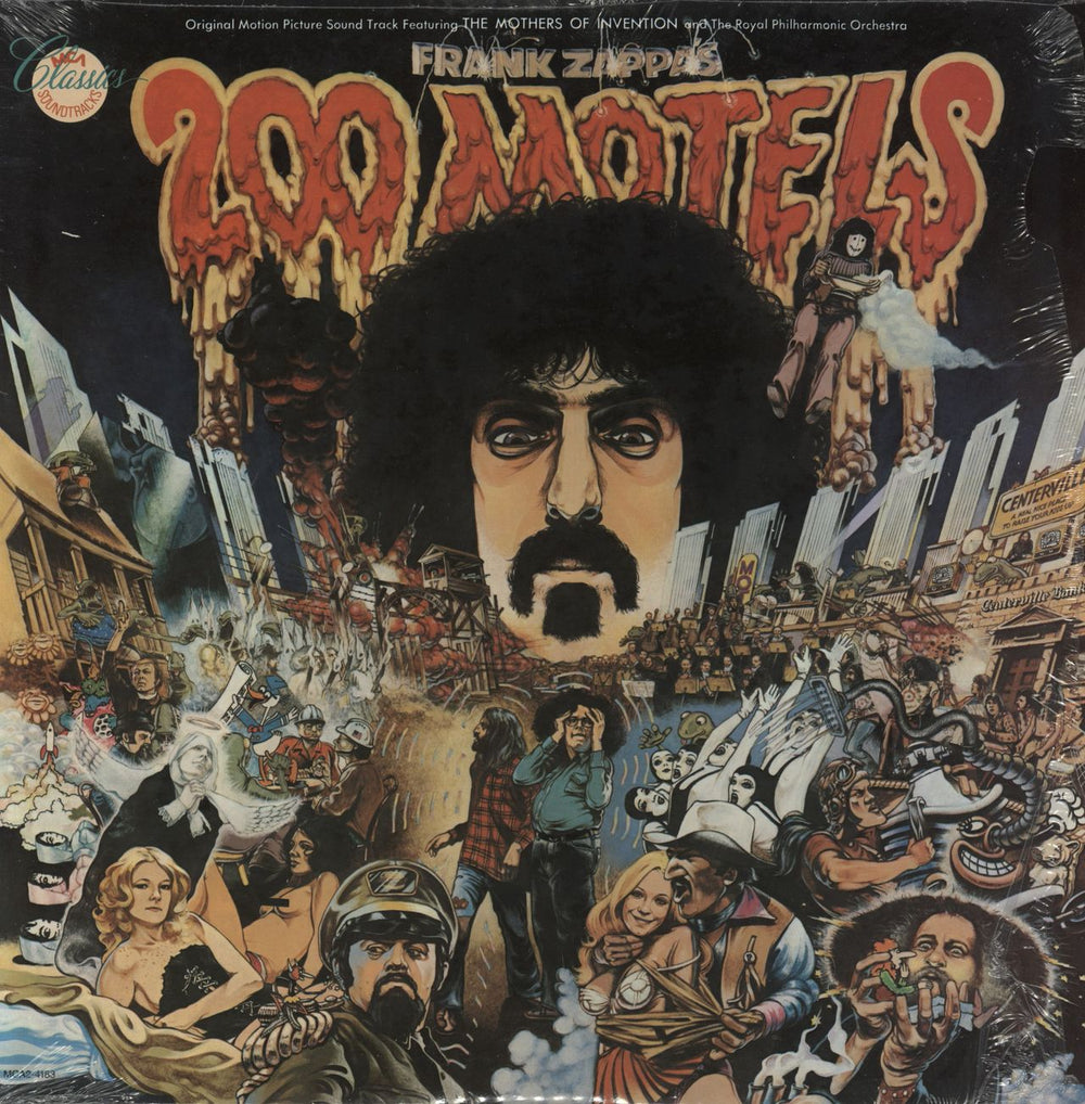 Frank Zappa 200 Motels - Shrink Canadian 2-LP vinyl record set (Double LP Album) MCA2-4183