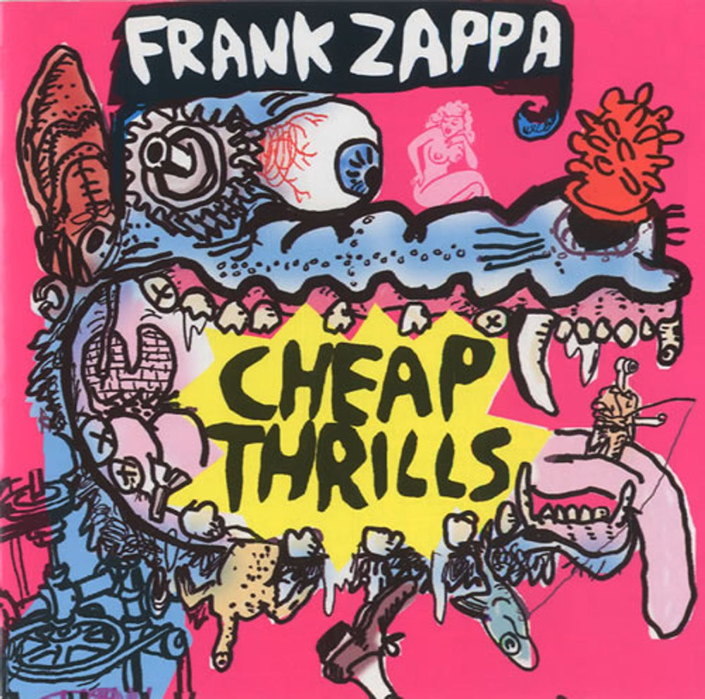 Frank Zappa Cheap Thrills US CD album (CDLP) RCD10579