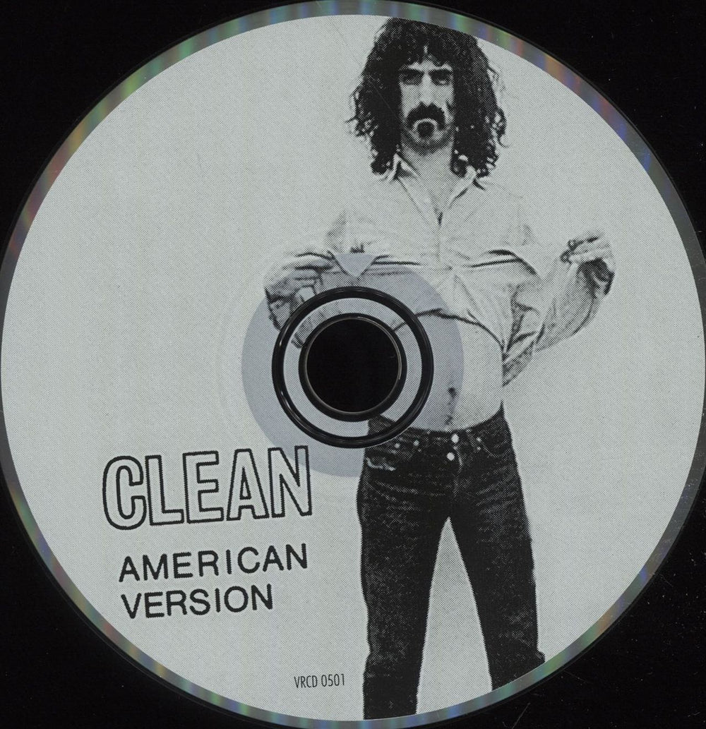 Frank Zappa Clean American Version US Promo CD album (CDLP)