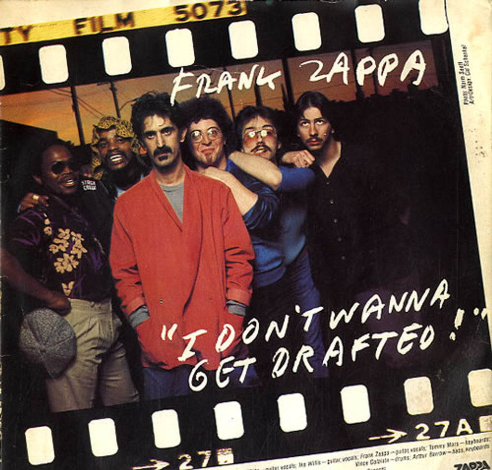 Frank Zappa I Don't Wanna Get Drafted UK 7" vinyl single (7 inch record / 45) CBS8652