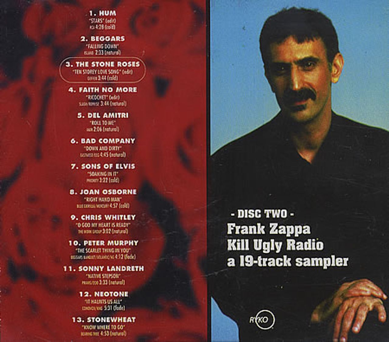 Frank Zappa Kill Ugly Radio Us Promo 2 Cd Album Set —