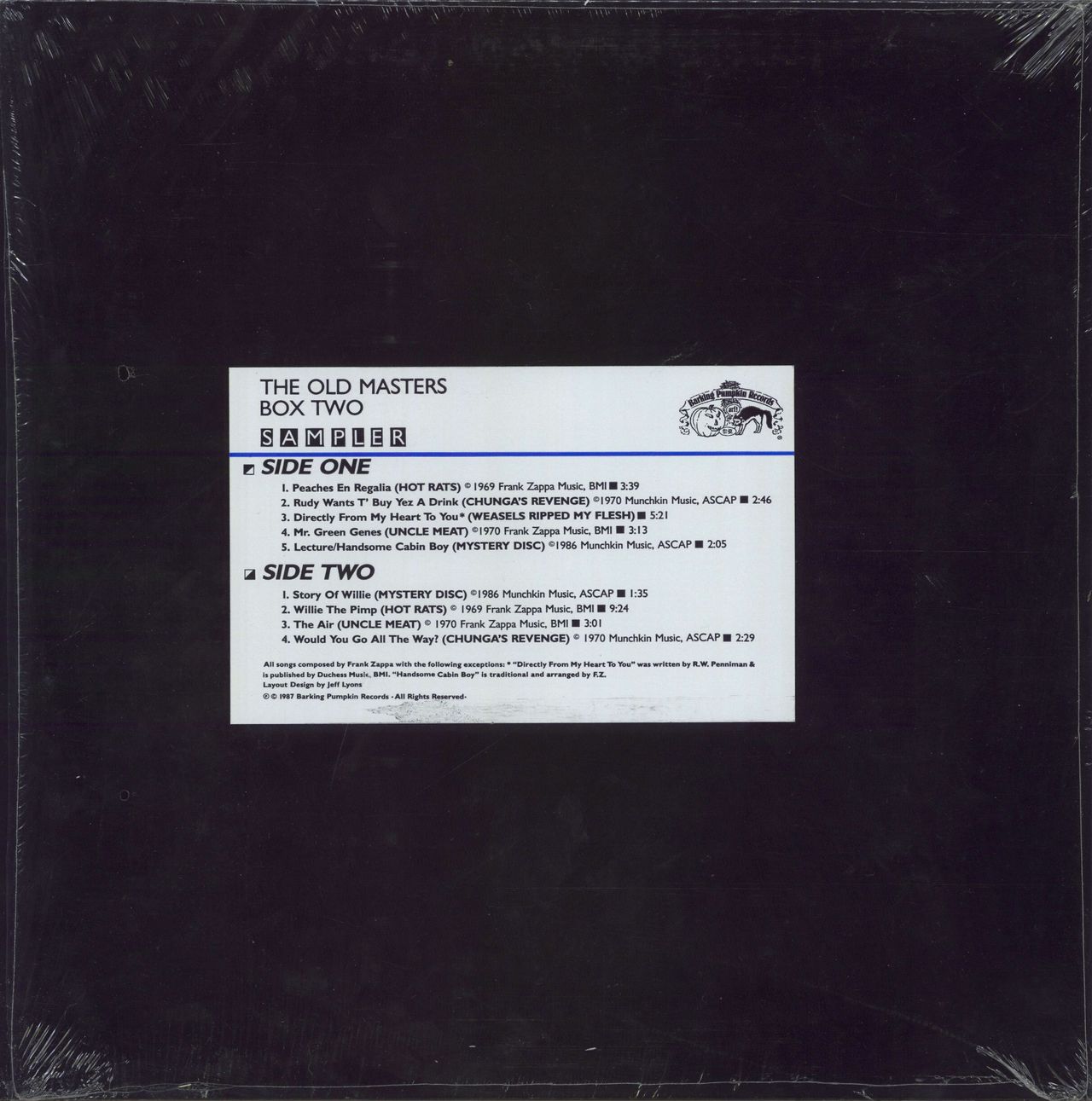 THE OLD MASTERS BOX TWO SAMPLER FZ