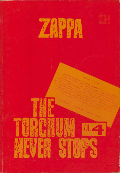 FRANK ZAPPA/THE TORCHUM NEVER STOPS1〜4音楽本