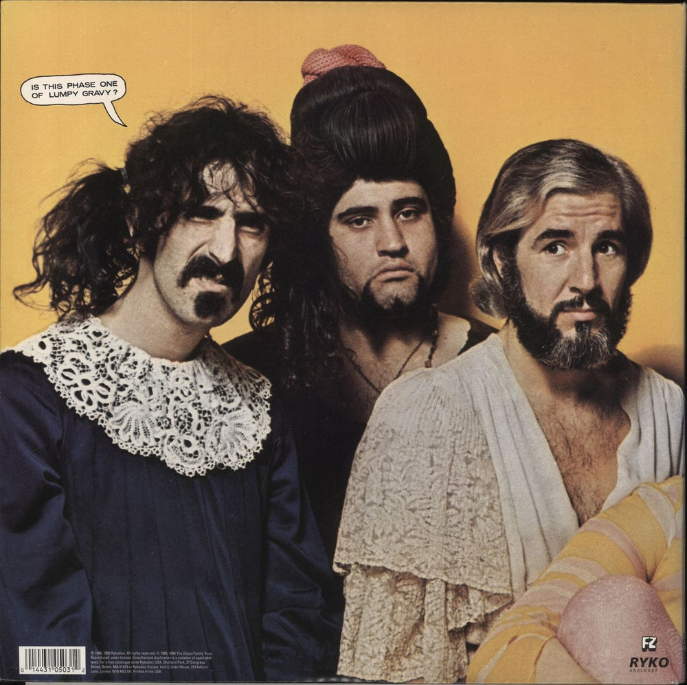Frank Zappa We're Only In It For The Money + Cutouts US vinyl LP album (LP record) 014431050312