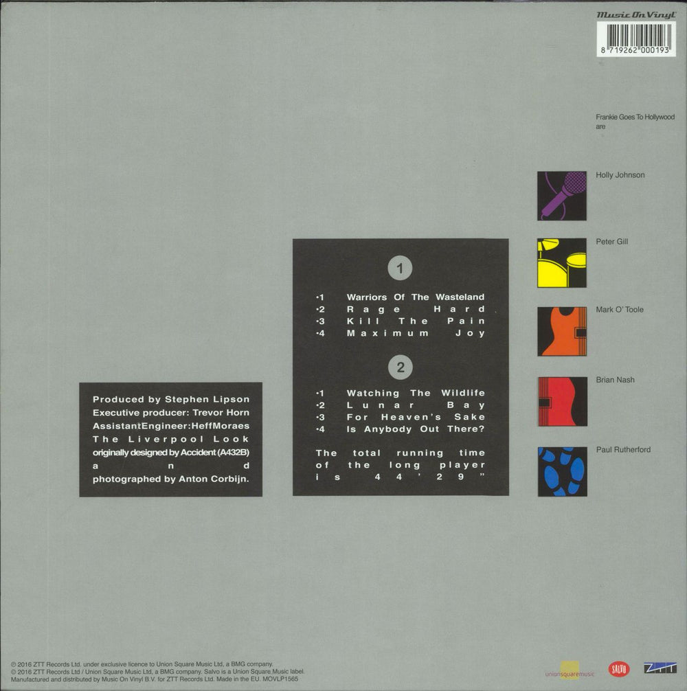 Frankie Goes To Hollywood Liverpool - Black Vinyl UK vinyl LP album (LP record) 8719262000193