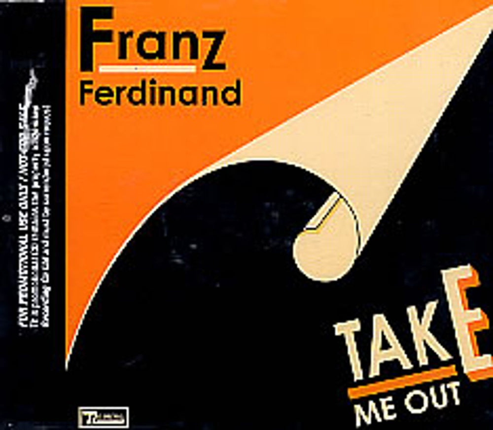 Franz Ferdinand Take Me Out UK Promo CD single (CD5 / 5") RUG172CDP