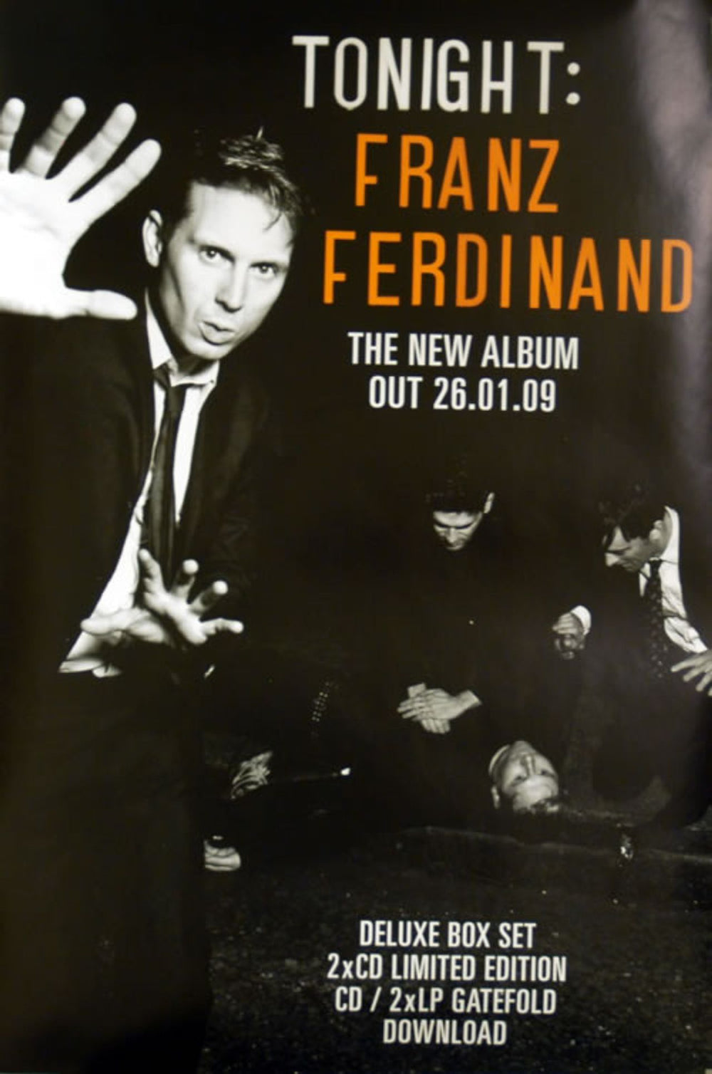 Franz Ferdinand Tonight UK Promo poster 20 X 30