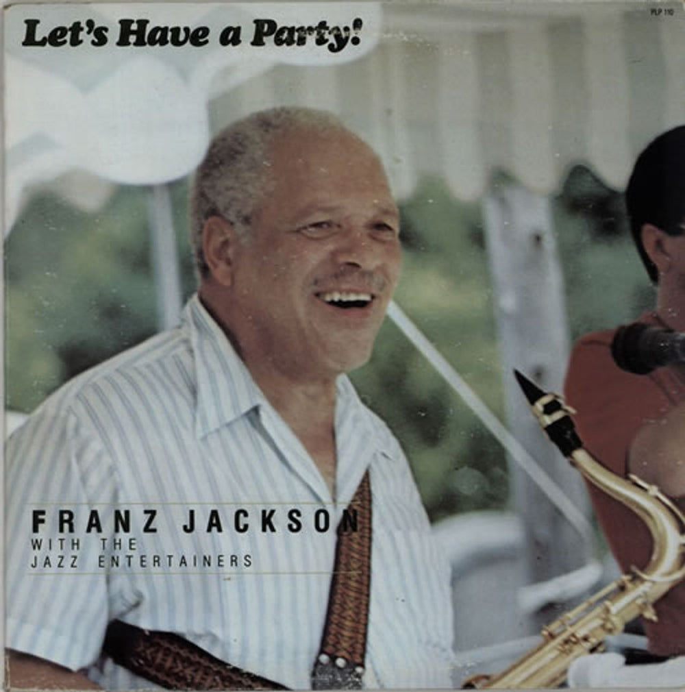 Franz Jackson Let's Have A Party - Autographed US vinyl LP album (LP record) PLP-110