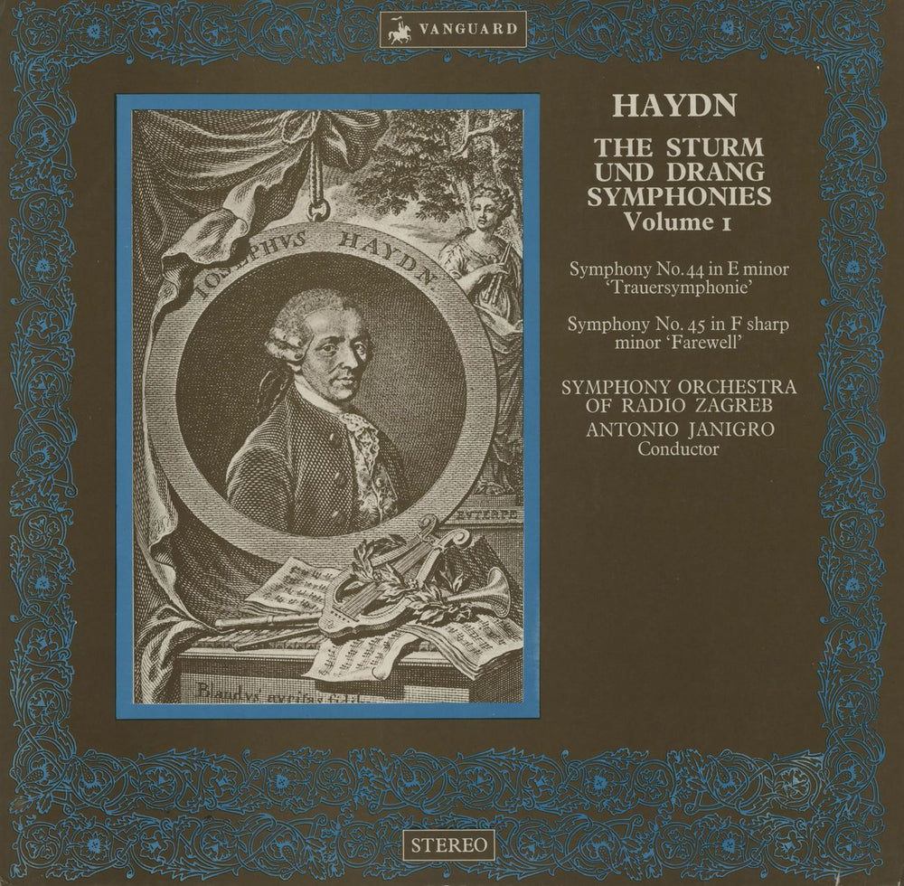 Franz Joseph Haydn The Sturm Und Drang Symphonies UK 3-LP vinyl record set (Triple LP Album) VSL11055/6/7