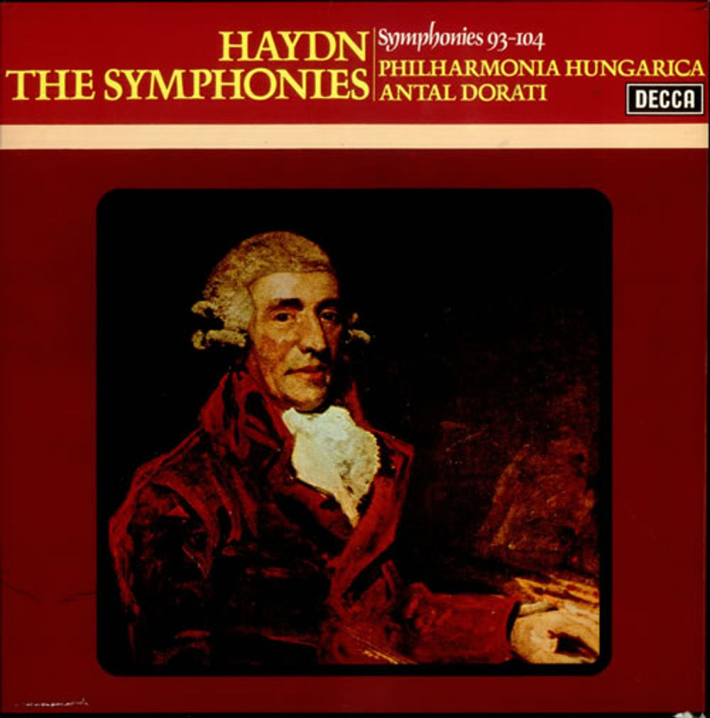 Franz Joseph Haydn The Symphonies (93-104) UK Vinyl Box Set HDNJ41-46