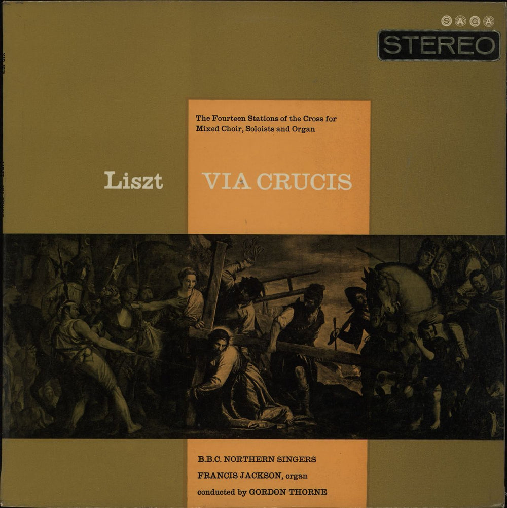 Franz Liszt Via Crucis UK vinyl LP album (LP record) XID5079