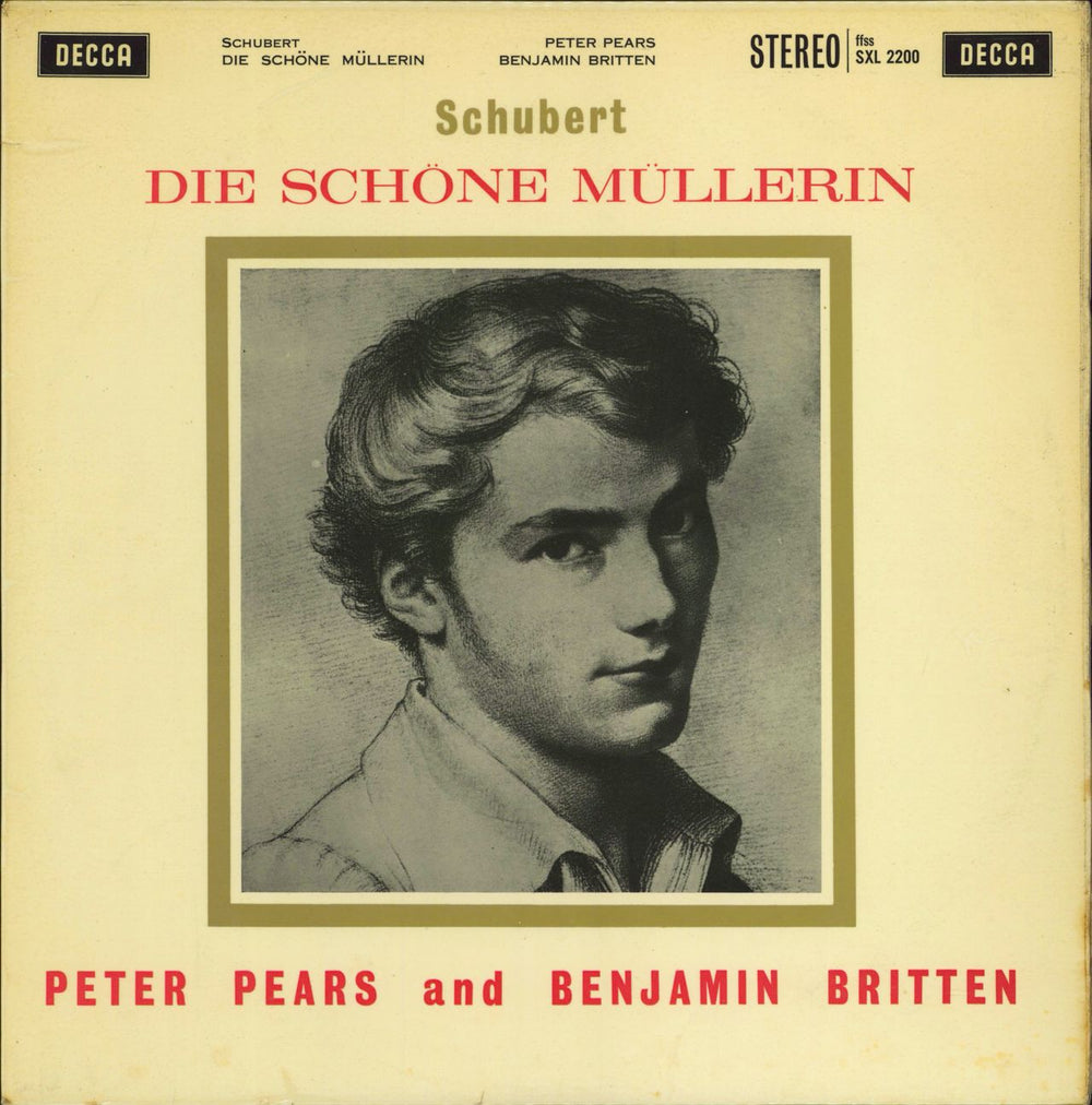 Franz Schubert Schubert: Die Schöne Müllerin - ED1 UK vinyl LP album (LP record) SXL2200