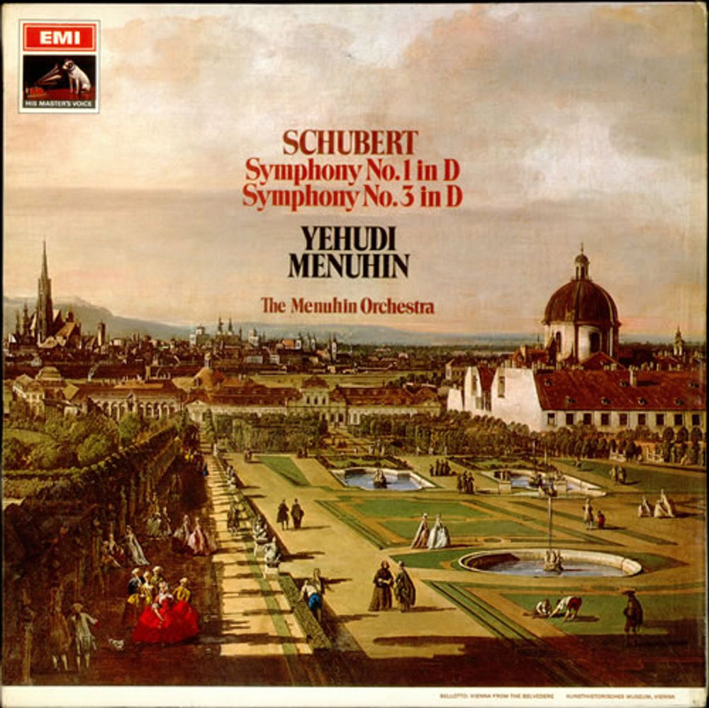 Franz Schubert Symphony No. 1 in D & Symphony No. 3 in D UK vinyl LP album (LP record) ASD2426