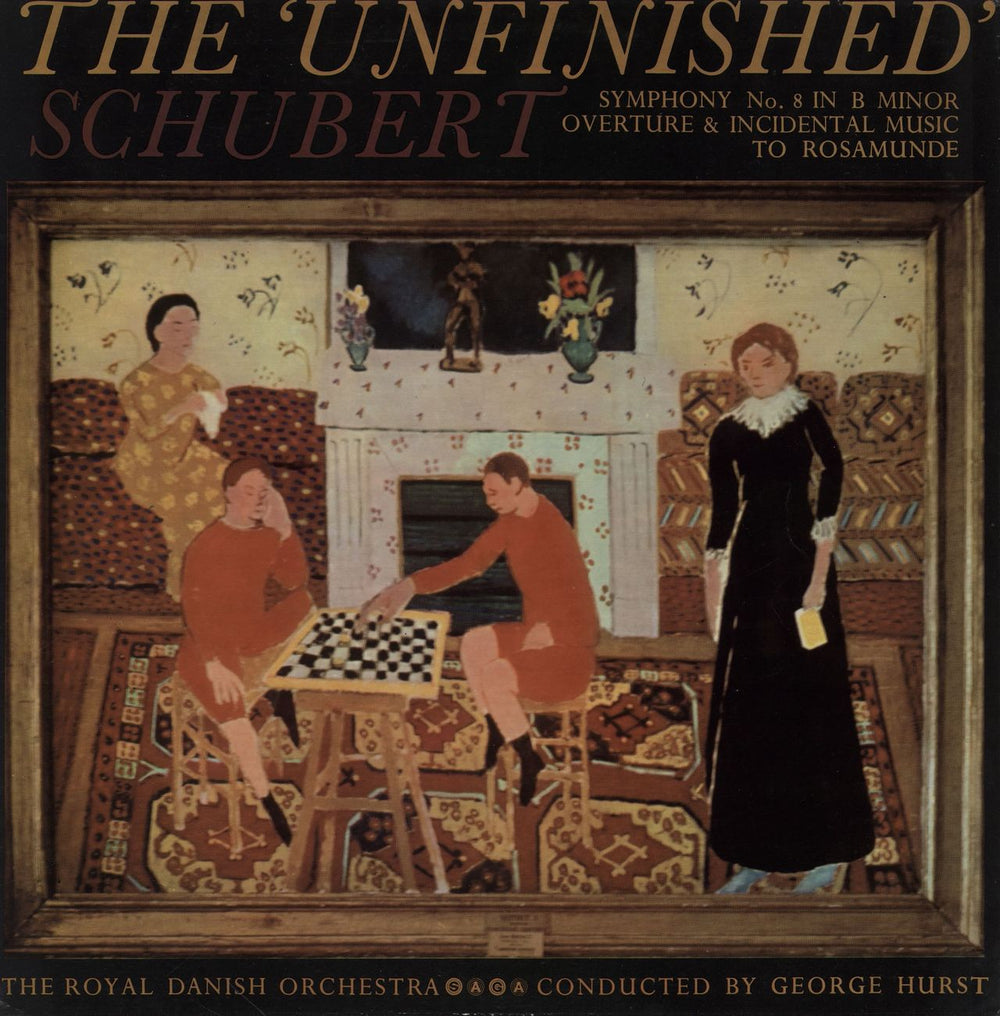 Franz Schubert Symphony No. 8 in B Minor ("Unfinished") / Excepts From Incidental Music to "Rosamunde" UK vinyl LP album (LP record) XID5029