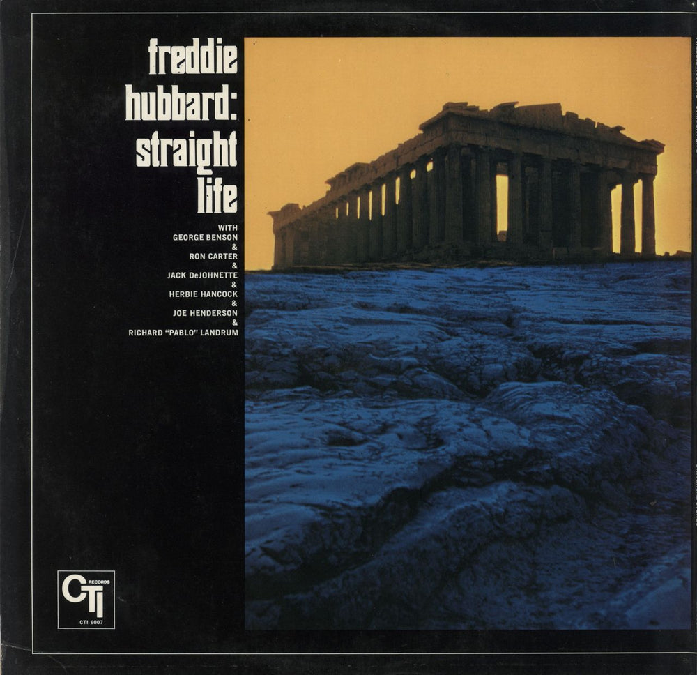 Freddie Hubbard Straight Life US vinyl LP album (LP record)