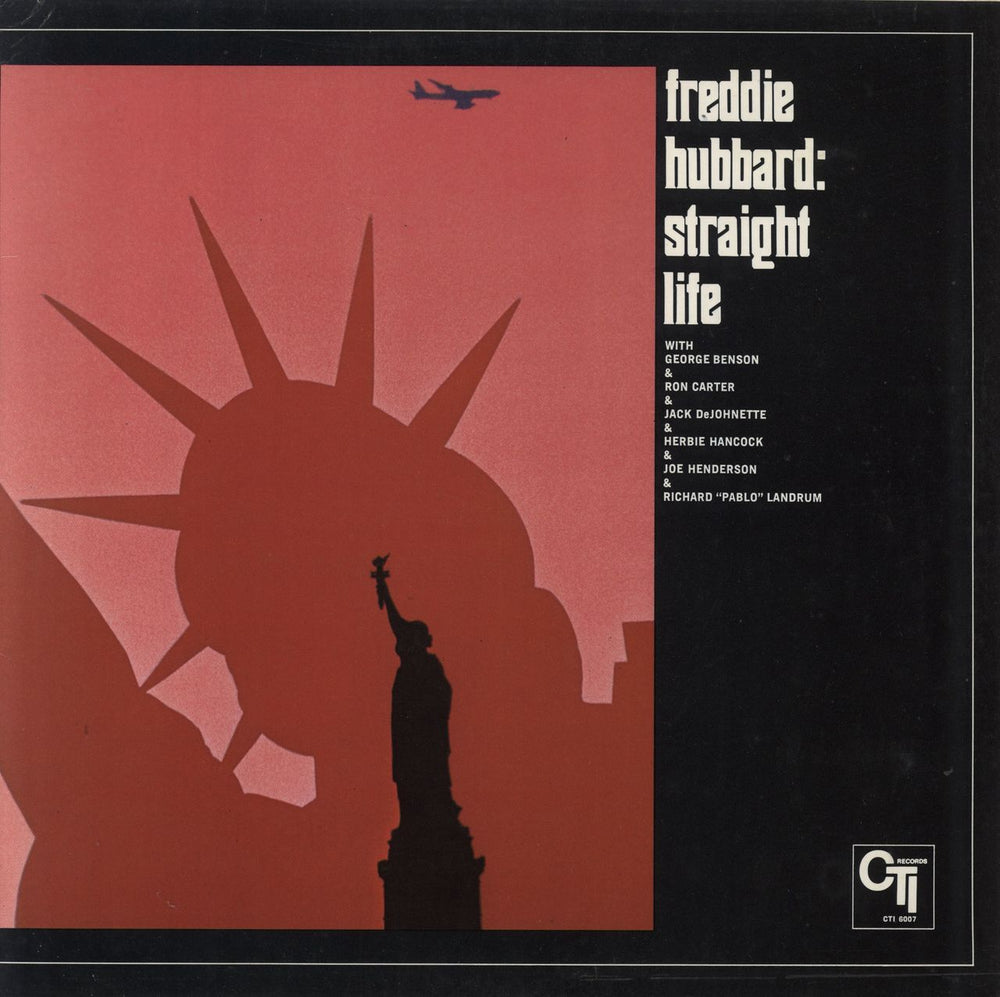 Freddie Hubbard Straight Life US vinyl LP album (LP record) CTI6007