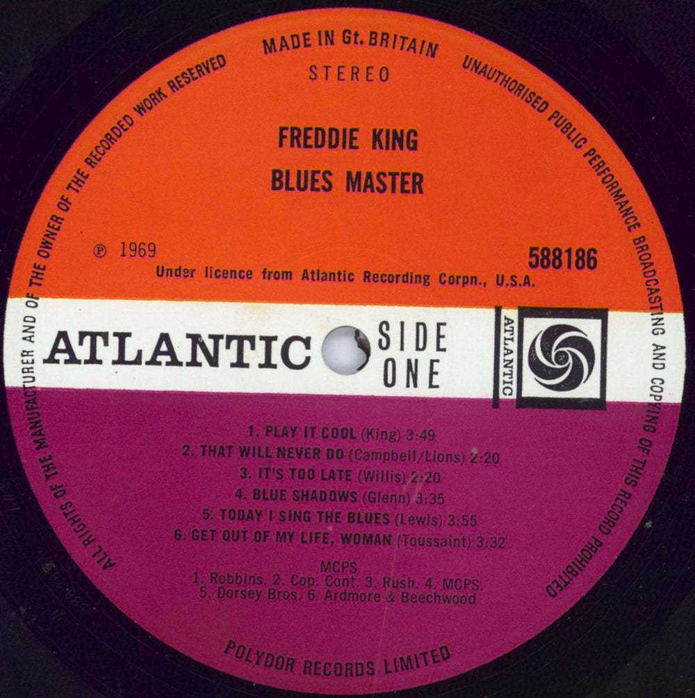 Freddie King Freddie King Is A Blues Master - 1st UK vinyl LP album (LP record) FDKLPFR529520