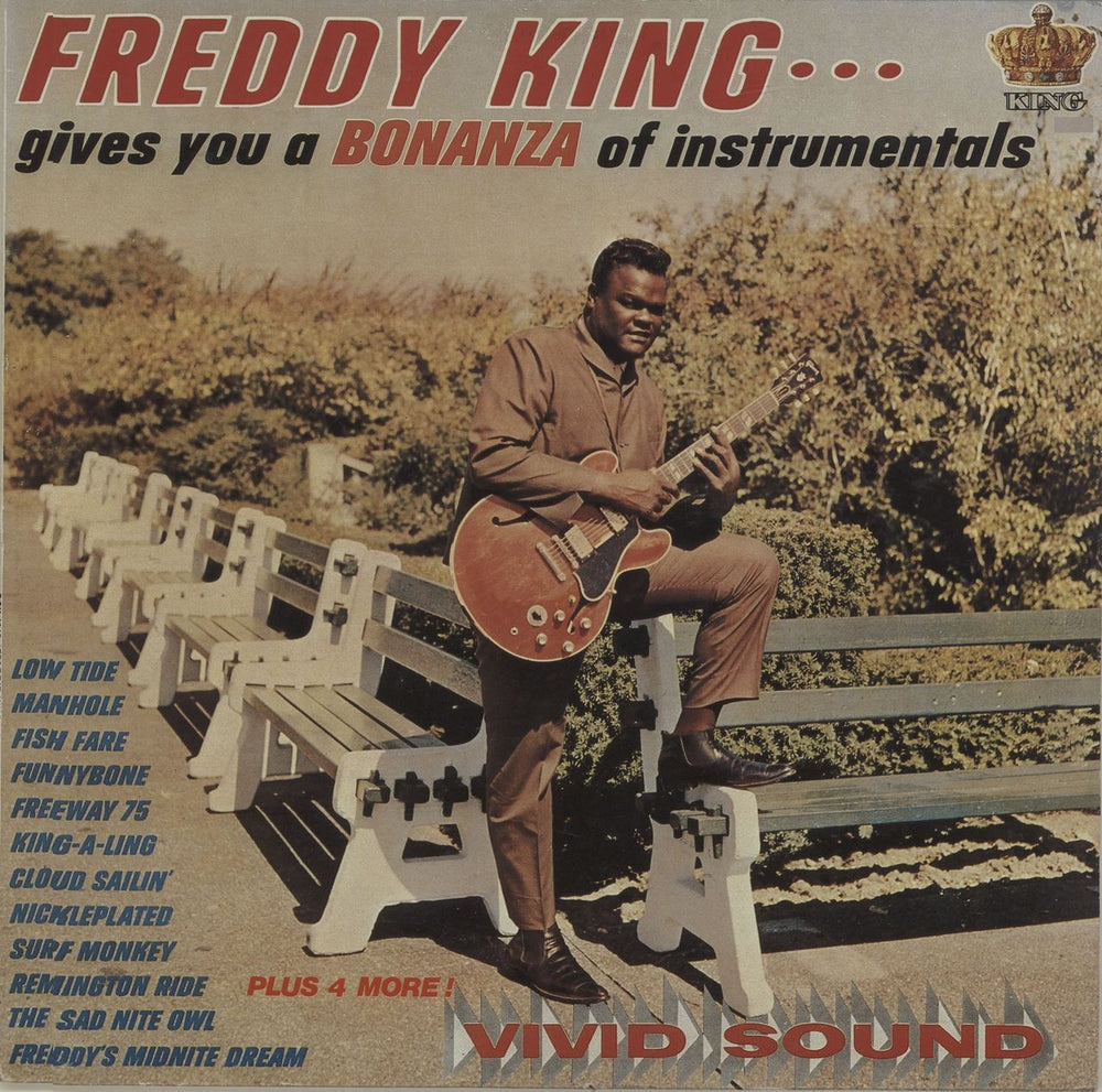 Freddie King Gives You A Bonanza Of Instrumentals - Shrink German vinyl LP album (LP record) CCX1010