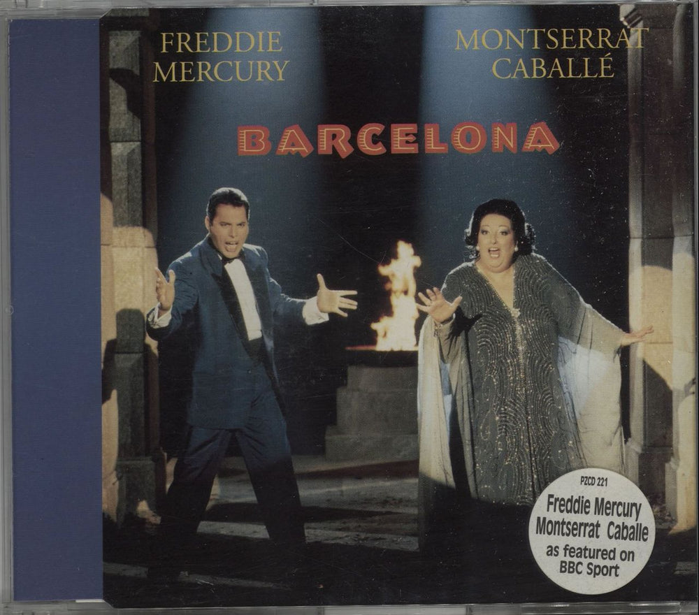 Freddie Mercury Barcelona - Reissue UK CD single (CD5 / 5") PZCD221