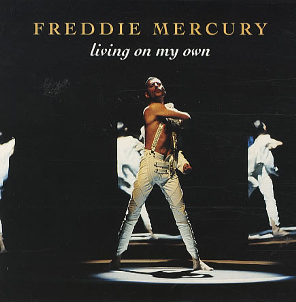 Freddie Mercury Living On My Own UK 7" vinyl single (7 inch record / 45) R6355