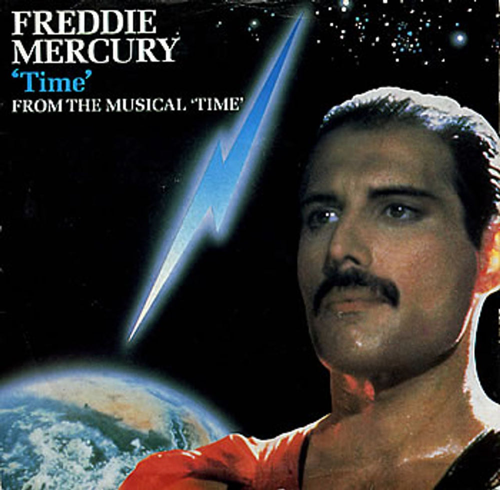 Freddie Mercury Time - Matt picture sleeve UK 7" vinyl single (7 inch record / 45) EMI5559