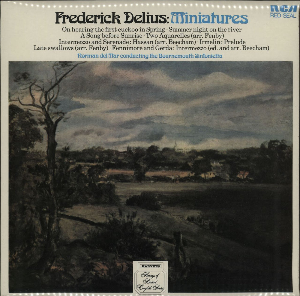 Frederick Delius Miniatures UK vinyl LP album (LP record) RL25079