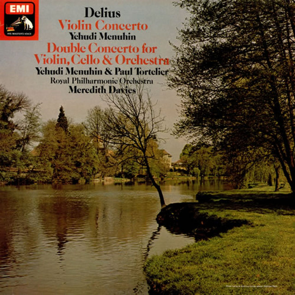 Frederick Delius Violin Concerto - Quad UK vinyl LP album (LP record) ASD3343