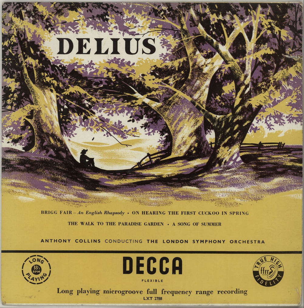 Frederick Delius Works By Delius UK vinyl LP album (LP record) LXT2788