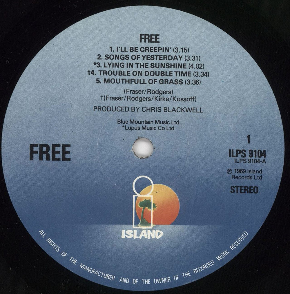 Free Free - 4th UK vinyl LP album (LP record) FRELPFR705124