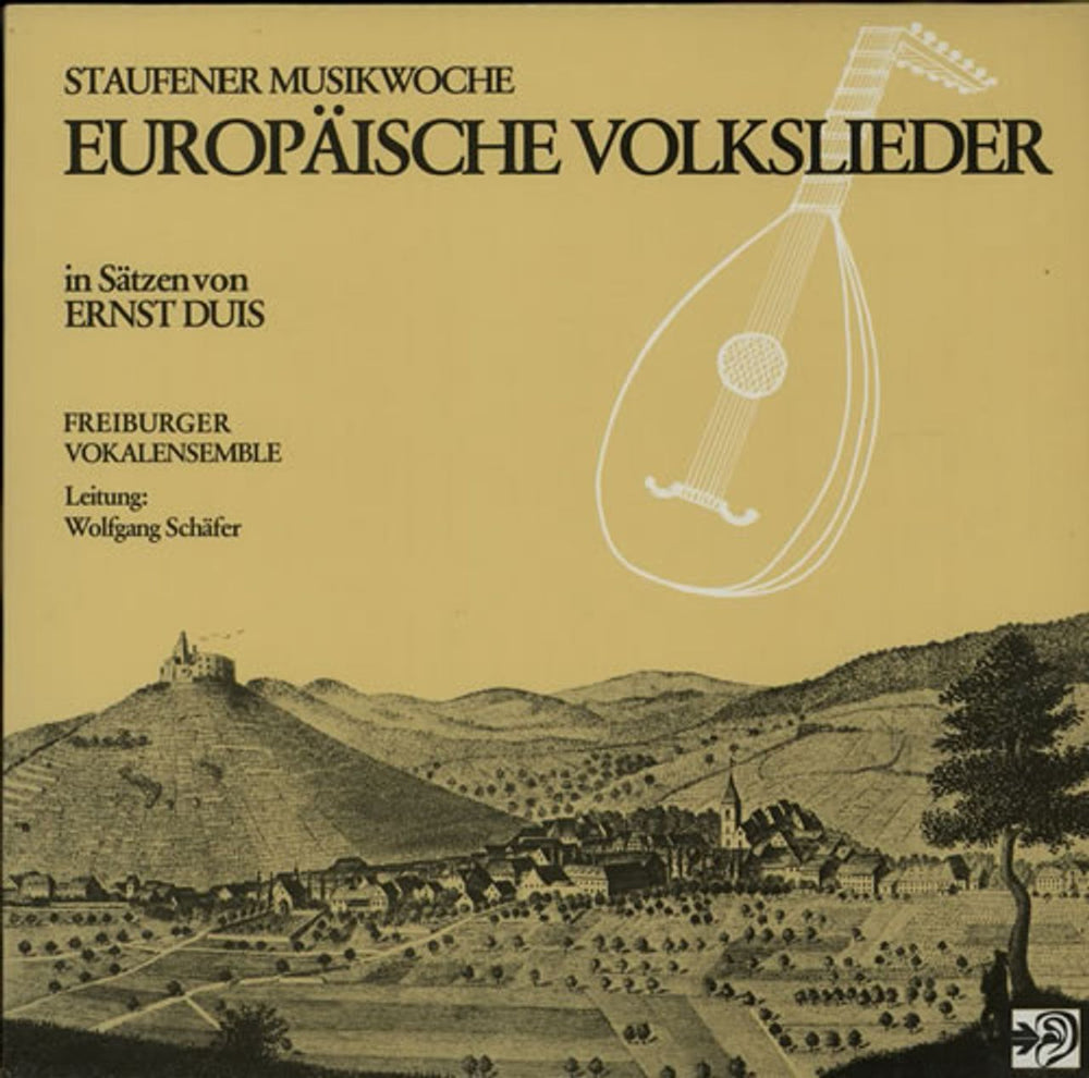 Freiburger Vokalensemble Europäische Volkslieder German vinyl LP album (LP record) 66.22067-01