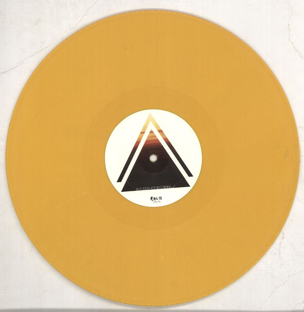 Fuck Buttons Olympians - Yellow UK 12" vinyl single (12 inch record / Maxi-single) Q-812OL710448