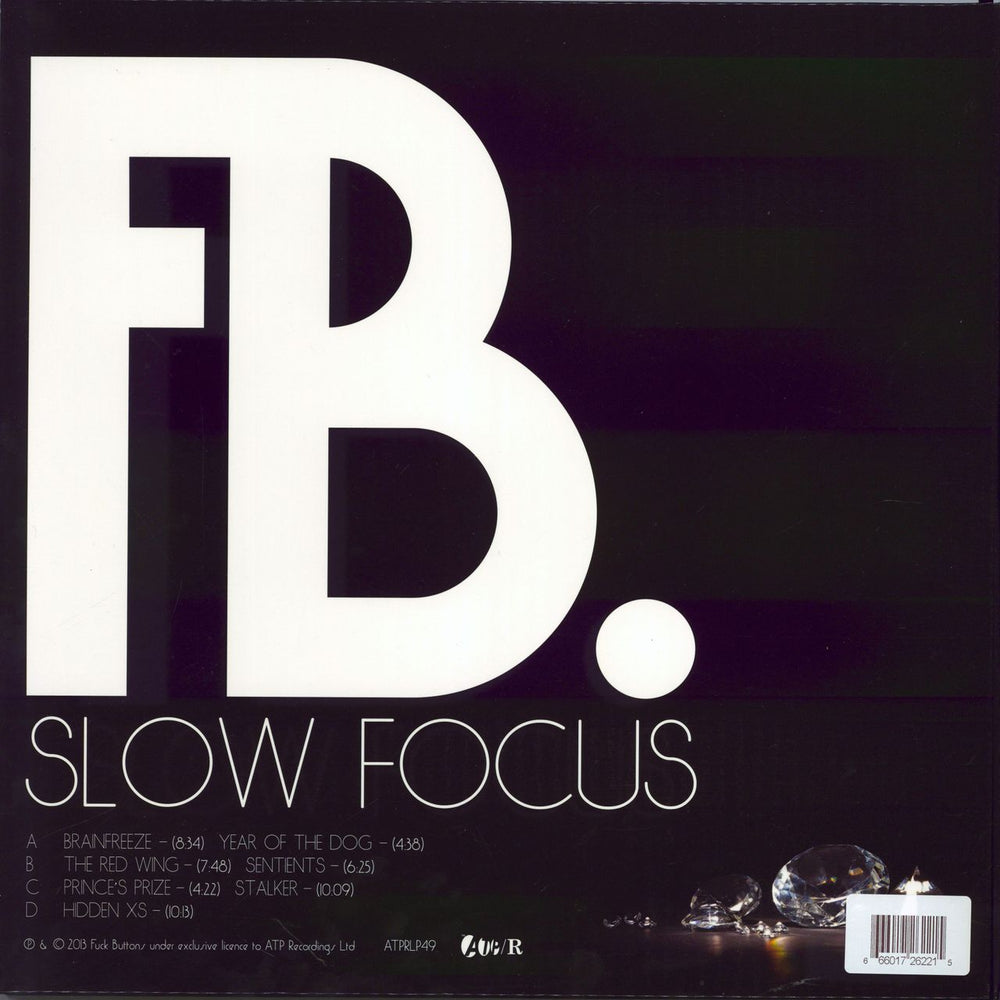 Fuck Buttons Slow Focus - 180gm - Hype-stickered sleeve UK 2-LP vinyl record set (Double LP Album) 666017262215