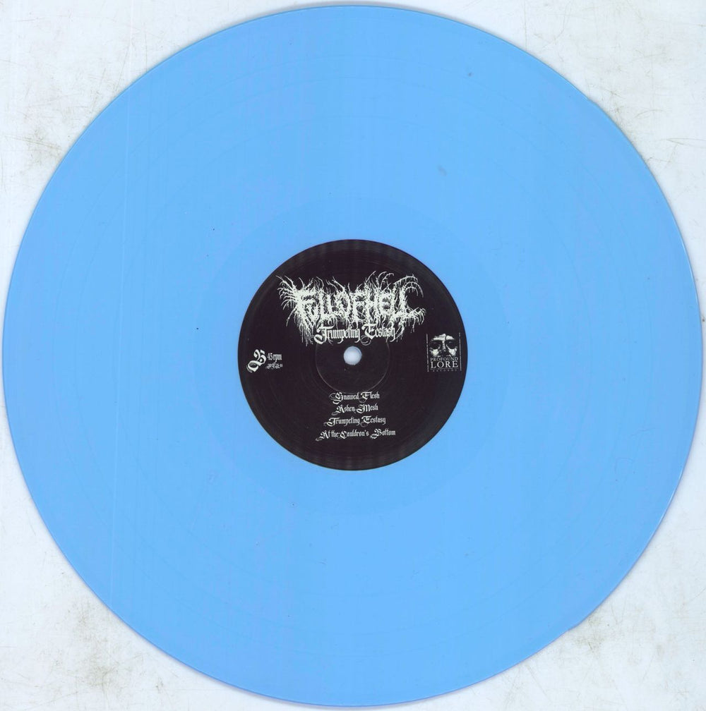 Full Of Hell Trumpeting Ecstasy - Blue Light Canadian vinyl LP album (LP record) QWLLPTR815750