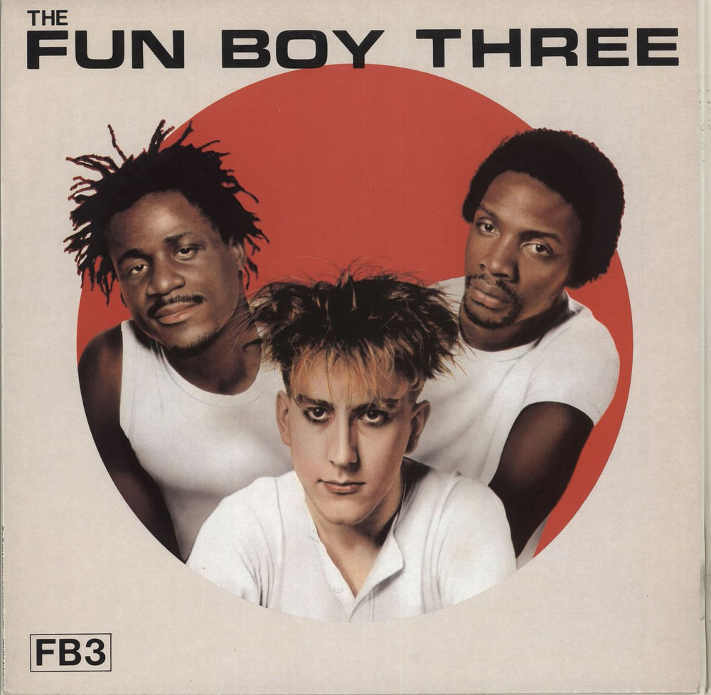 Fun Boy Three FB3 + Poster & Merchandise insert UK vinyl LP album (LP record) CHR1383