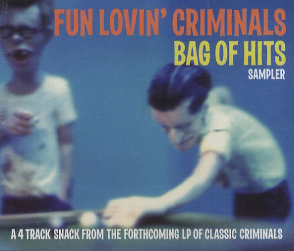 Fun Lovin Criminals Bag Of Hits - Sampler UK Promo CD single (CD5 / 5") FLCSAM001