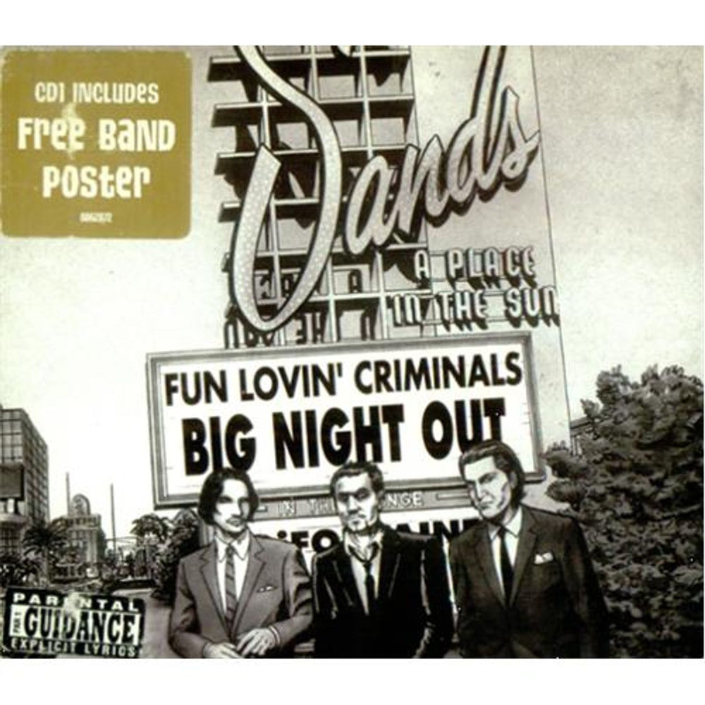 Fun Lovin Criminals Big Night Out - Part 1 UK CD single (CD5 / 5") CDCHSS5101