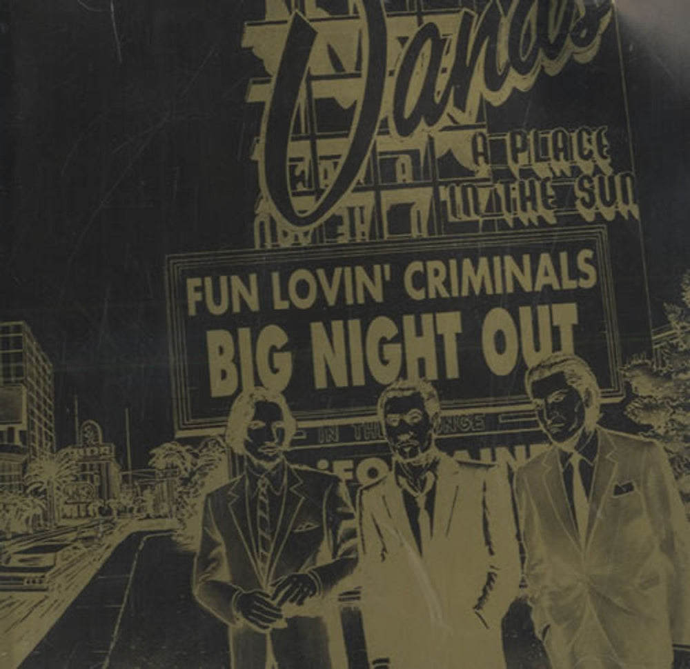 Fun Lovin Criminals Big Night Out US Promo CD single (CD5 / 5") DPRO-14309